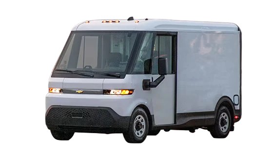Grey Chevrolet Van
